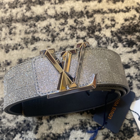 LOUIS VUITTON LV Pyramide Glitter 40MM Belt - Picture 2 of 3